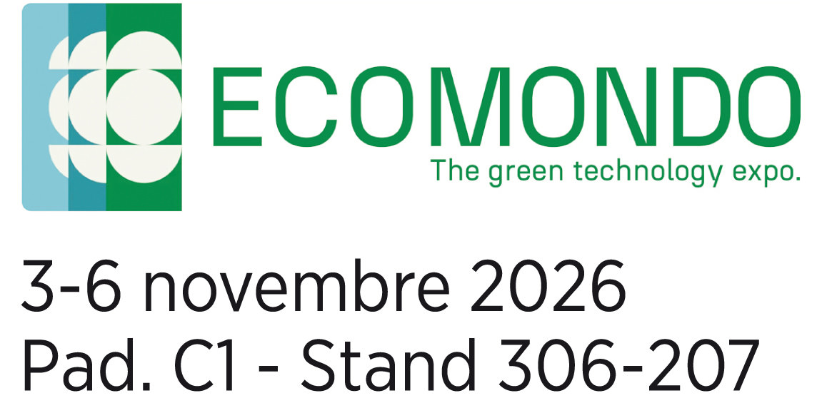 Vieni a trovarci a ECOMONDO, dal 3 al 6 novembre 2026 a Rimini Fiera.